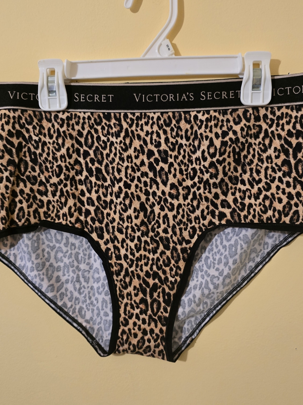 Victoria's Secret Leopard Print High Waist Brief Panty in Tan and Black